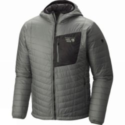 Mountain Hardwear Mens Thermostatic Hooded Jacket Thunderhead Grey